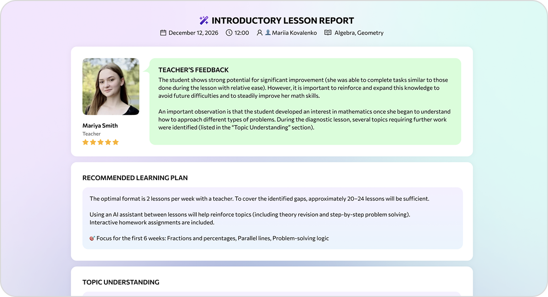 Create quality learning reports in 5 minutes